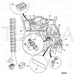 JCB Part No.# 701/58703, (W) (P) SWITCH DECAL ROADLAMPS - JCB Spare Parts