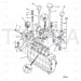 JCB Part No.# 159/66900, LINK-CLEVIS ASSY. - JCB Spare Parts