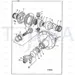 JCB Part No.# 448/15701, DRIVEHEAD CASING STD. PLUG-IN BLK. - JCB Spare Parts