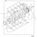 JCB Part No.# 320/09245, CRANKSHAFT ASSY. KIT - JCB Spare Parts