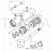JCB Part No.# 551/70008, WA.CYLINDER 411/16 QHITCH - JCB Spare Parts