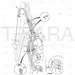 JCB Part No.# 613/05500, HOSE 35 1/2 STR/STR - JCB Spare Parts
