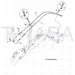 JCB Part No.# 830/12878, Pipe bucket ram head side JS175W - JCB Spare Parts