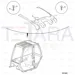 JCB Part No.# 332/C5205, ROOF MOULDING STD BLACK - JCB Spare Parts
