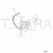 JCB Part No.# 02/940004, Belt fan drive - JCB Spare Parts