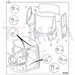 JCB Part No.# 827/80323, SIDE WINDOW LHS TINTED~WLS 466 - JCB Spare Parts