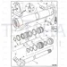 JCB Part No.# 991/00130, KIT RAM SEAL - JCB Spare Parts