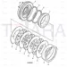 JCB Part No.# 813/50015, BRAKE SEAL - JCB Spare Parts