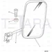 JCB Part No.# 1371/0301Z, NUT M10 STD PLAIN - JCB Spare Parts