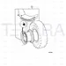 JCB Part No.# 42/925170, Tyre JCB Sitemaster 16.9-28 12PR-(4CX R) - JCB Spare Parts