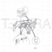 JCB Part No.# 332/D2197, HARNESS STABILISER - JCB Spare Parts