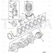 JCB Part No.# 02/801734, KIT MAIN BRG BROWN - JCB Spare Parts