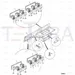 JCB Part No.# 701/60010, PANEL SWITCH BLANK - JCB Spare Parts