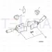 JCB Part No.# 701/80147,  (Pre-P) COLUMN SWITCH - JCB Spare Parts