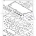 JCB Part No.# 320/09297, TOP GASKET KIT  CR - JCB Spare Parts