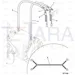 JCB Part No.# 649/52202, BRAKE HOSE 660mm - JCB Spare Parts