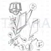 JCB Part No.# 123/05403, GAS STRUTT - JCB Spare Parts