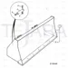 JCB Part No.# 123/04255, TOEPLATE 78 - JCB Spare Parts