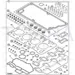JCB Part No.# 320/04501, GASKET.WATER INLET PIPE - JCB Spare Parts