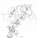 JCB Part No.# 126/34500, COLUMN STEERING - JCB Spare Parts