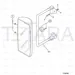 JCB Part No.# 157/86000, MIRROR.EXTERNAL - JCB Spare Parts