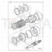 JCB Part No.# 445/05118, DISC SPRING - JCB Spare Parts