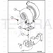 JCB Part No.# 332/Y5121, Turbocharger (E) - JCB Spare Parts