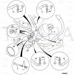 JCB Part No.# 611/52900, HOSE 1/4BSP 1810mm - JCB Spare Parts
