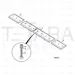 JCB Part No.# 510/86402, INNER TOEPLT 1700mm 456 - JCB Spare Parts