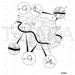 JCB Part No.# 332/C4811, HOSE 5/8in BSP x 1400mm - JCB Spare Parts