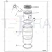 JCB Part No.# SC1549776, Kit-piston & liner - JCB Spare Parts