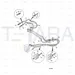JCB Part No.# 613/00700, HOSE 24 1/2 STR/STR - JCB Spare Parts
