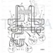 JCB Part No.# 816/50042, Adapter Tee - JCB Spare Parts