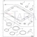 JCB Part No.# 320/03119, OIL SEAL.FRONT CRANKSHAFT - JCB Spare Parts