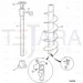 JCB Part No.# 332/A2055, STD SSL MOUNT OUTSIDE TOOTH - JCB Spare Parts