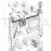 JCB Part No.# 611/02500, JCB-HOSE 1/4"BSP X 690MM A=STRT - B=STRT - JCB Spare Parts