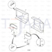 JCB Part No.# 346/00138, HOSE TRACK - JCB Spare Parts