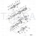 JCB Part No.# 459/70275,  SettingNUT MAINSHAFT - JCB Spare Parts