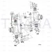 JCB Part No.# 458/10334, Rod track, colour code pink blue - JCB Spare Parts