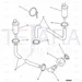 JCB Part No.# 816/60299, Elbow Compact Hose End - JCB Spare Parts