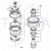 JCB Part No.# 05/903867, GEAR SUN - JCB Spare Parts