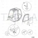 JCB Part No.# 926/46607, (P) WEATHERSEAL 1000MM Cut Length P68 - JCB Spare Parts