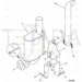 JCB Part No.# 331/52383, EXHAUST SILENCER turbo - JCB Spare Parts