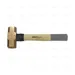 SLEDGE HAMMER 10000 GR HICKORY HANDLE NON SPARKING Al-Bron - EGA Master