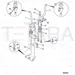 JCB Part No.# 128/13522, GA KNOB 1-switch - JCB Spare Parts