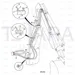JCB Part No.# 613/09204, HOSE 1/2BSP 1910mm - JCB Spare Parts