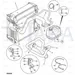 JCB Part No.# 332/C0480, BOTTOM HOSE 2ws CAC - JCB Spare Parts