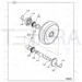 JCB Part No.# JRA0222, HUB - JCB Spare Parts