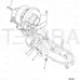 JCB Part No.# 320/06053, GASKET.TC TO MANIFOLD - JCB Spare Parts