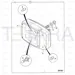 JCB Part No.# 700/50195, Headlamp RH Dip 12V RHS Mount - JCB Spare Parts